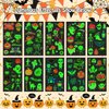 Cerlaza Luminous Halloween Temporary Tattoos for Kids Birthday Party Decorations, Glow Halloween Party Supplies Favors Decor for Boys Girls, Halloween Goodie Bag Fillers Stuffers-10 Sheets