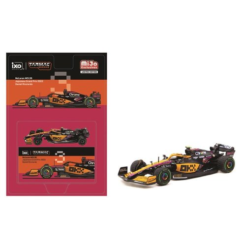 1:64 Scale Diecast Model Car Compatible with McLaren MCL36 Japanese Grand Prix 2022#3 Daniel Ricciardo Limited Edition by Tarmac T64G-F041-DR2