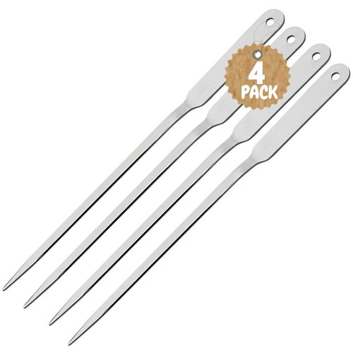 1InTheOffice Letter Opener, Stainless Steel Envelope Opener, Stainless Steel Hand Envelope Slitter (4 Pack)