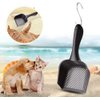 yawpnan Cat Litter Scoop,Kitty Pet Shovel Scoop Reptile Terrarium Bedding Litter Cleaner Scoop For Cat Tortoise Snake,Hole:2.5mm Suitable For Very Fine Cat Litter