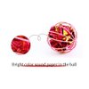 IUHKBH Cat Balls, 4 PCS Interactive Cat Toy with Colorful Mylar Crinkle Ball Cat Chase Ball Self Play Toys for Cats