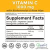 Viva Naturals Vitamin C 1000mg - Non-GMO Vitamin C Supplements with Citrus Bioflavonoids & Rose HIPS for Immune Support & Antioxidant Protection, 250 Vegetarian Capsules