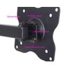 VideoSecu Swivel Tilt Full Motion TV Wall Mount Arm 15" Extension for Most 19 22 23 24 26 28 29 32 37 inch LED LCD TV HDTV ML14B A2C