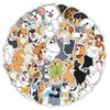 50Pcs Pieces Cute Dog Stickers Puppy Decals Waterproof Vinyl Gifts for Laptop, Water Bottle,Phone, Luggage, Teens Adults Kids Boys Girls Birthday Party Supplies Decoration