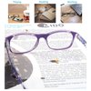 OLOMEE Reading Glasses Women +1.50 Floral Print Square Women's Readers Cheaters Glasses 5 Pack W/Spring Hinge Lightweight Comfortable Fit