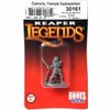 REAPER Damaris Female Duskwarden Miniature Figure 25mm Heroic Scale Bones USA Miniatures