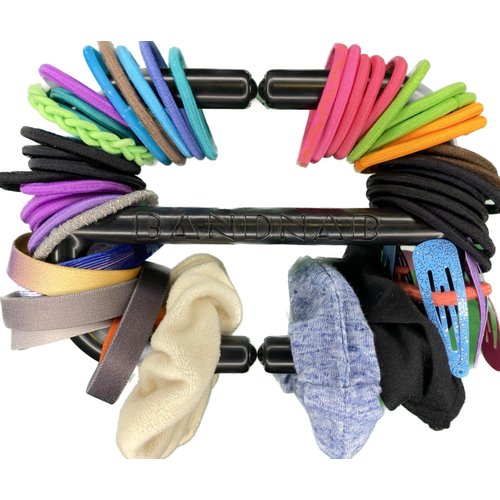 BANDNAB Hair Tie Organizer (Black)