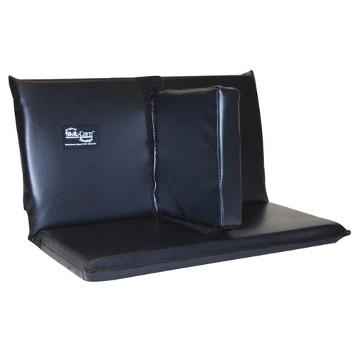 Skil-Care Wheelchair Footrest Extender w/Leg Separation, 8”H x 7”D x 1.5” Thick - Additional Comfort for Wheelchair or Geri-Chair Patients, Wheelchair Cushions and Accessories, 703267