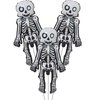 SHILUNIDP Skeleton Man Balloon Halloween Balloons Skeleton Man Foil Balloons for Halloween-Themed Party Birthday Party Supplies Decorations Halloween Party Decorations Balloons Party Sets-3PCS
