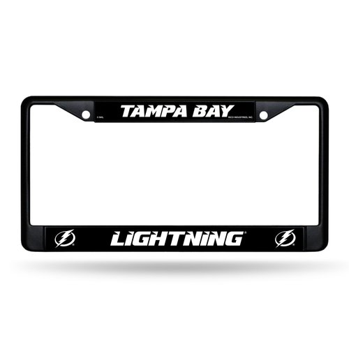 Rico Industries NHL Tampa Bay Lightning Standard Chrome License Plate Frame, Multicolor, one Size