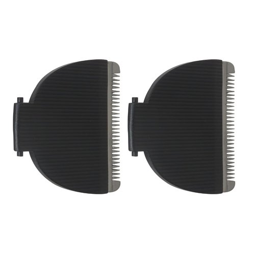 XSPANDER Updated Electric Body Hair Trimmer Replacement Blades Fit for Meridian Trimmer, Hygienic Ceramic Replacement Blades Compatible for Meridian Body Trimmer Fits Adult Men Women,Pack of 2,Black