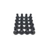 Gun Guy Gear - Open Back Screw Posts Black Finish 20 Pk Leathercraft & Kydex Holster Screw Posts (3/8")