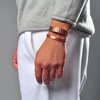 Earth Therapy Minimalist Matte Copper Magnetic Cuff Bracelet For Men and Women - Adjustable - Ultra Strength