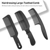 3 Pieces Hair Cutting Comb Barber Comb for Men Women Hair Styling Combs Fine Teeth Carbon Comb Set Anti Static Heat Resistant Hairdressing Comb