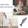YIKEXIAOSHULIN Fish Cat Toy Realistic Fish Cat Catnip Toy Soft Cat Chewing Fish Toy for Indoor Cats Adult Kitten Interactive