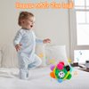 teytoy Baby Sensory Music Shake Dancing Ball Toy for Toddlers 1-3,Sensory Bumble Ball Toy for Kids, Montessori Sensory Toys Bouncing Toddler Ball Learning Toys Gifts for 1 Year Old Up