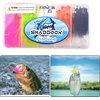 Marabou Jigs Fishing Lure Kit - 20pcs Fishing Jigs Heads Feather Hair Jig for Perch Panfish Bass Pike Walleye Trout