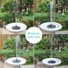 Solar Fountain for Bird Bath, Solar Powered Fountain Pump 1.5W Solar Water Fountain Floating Birdbath Water Pumps for Garden, Patio, Pond and Pool