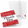 Big Dot of Happiness Canada Day - Canadian Party Thank You Cards (8 count)