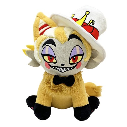 Hazbin Hotel Plush, 11 Inch Lucifer Plushies Toys, Soft Stuffed Hazbin Hotel Character Figure Doll for Fans, Stuffed Cartoon Figure Doll for Adult Kids Boys Girls