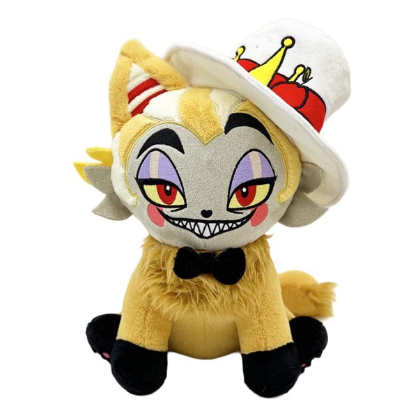 Hazbin Hotel Plush, 11 Inch Lucifer Plushies Toys, Soft Stuffed Hazbin Hotel Character Figure Doll for Fans, Stuffed Cartoon Figure Doll for Adult Kids Boys Girls