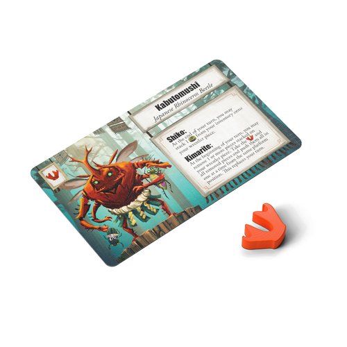 Kabuto Sumo: Bug Wrestling - Board Game - Dexterity Game - 2 to 4 Players - 15-20 Minutes Play Time