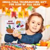 Funrous 24 Set Thanksgiving Coloring Books Party Favors Bulk with Crayons Fall Thanksgiving Turkey Mini Activity Book Pages for Autumn Birthday Party Goodies Bag Stuffers Gifts Supplies (Turkey)