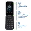 Nokia 2780 Flip | Unlocked | Universally Compatible with All Mobile Carriers | Black