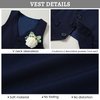 SANMIO Baby Boy Clothes Suits Infant Gentleman Outfit Collared Dress Shirt+Vest+Tie+Corsage+Pants 5Pcs Baby Suit Sets