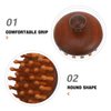 Sandalwood Small Massage Comb and Hair Brush - Scalp Massager, Hair Detangler, and Styling Tool for Natural Hair