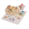 JC Toys Parfait Collection | Real Wood 12 Piece Tea Party Set | for Dolls and Stuffed Animals Ages 3+ | Twiggly Toys