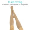 Vive Compression Stockings for Women, Men | 15-20 mmHg Medical Compression Support for Varicose Veins - Ultra Sheer TED Style Hose- Knee High for Swelling, Soreness, Maternity, Pregnancy, Nurses