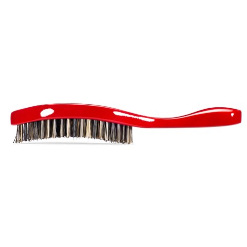 Torino Pro Wave Brush #470 by Brush King - Extra Hard Curved Bristle Brush for 360 Waves and Wolfing