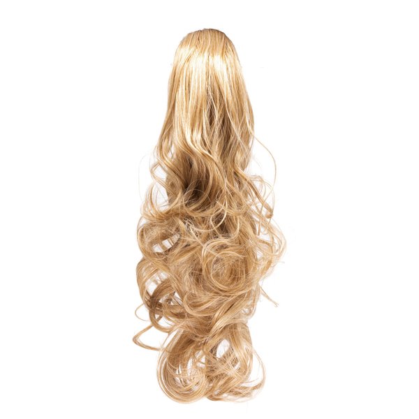 OneDor 20" Curly Synthetic Clip In Claw Drawstring Ponytail Hair Extension Synthetic Hairpiece 190g with a jaw/claw clip (R18/22)