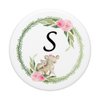 Cell Phone Pop Out Holder,Cute Koala Bear Flower Letter S PopSockets PopGrip: Swappable Grip for Phones & Tablets