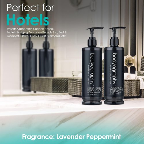 World Amenities Bodyography Luxury Hand Soap & Body Wash - Deep Moisturizing Liquid Hand Soap