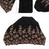 Fashion Hijabs for Women Muslim , Vintage Embroidered Muslim Turban Hat Soft Lace Material Beaded Fleece Hair Hat for Women Daily Use and Gift (black) , Turban heads Wraps