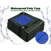 TARPAL 4x6 Green Tarp Waterproof (2 Pack) Small tarps Multipurpose Protective Cover All Purpose Poly Tarps Cover for Firewood Outdoor Furniture etc
