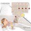 Vtrem Sisal Soap Saver Bag: 5 Pcs Natural Soap Bag Bar Soap Pouch for Shower Exfoliating Soft Mesh Net Soap Saver Pouch with Drawstring for Foaming and Drying
