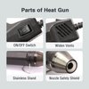 LDK Mini Heat Gun, 4.9Ft 300W Dual Temperature 392℉ & 662℉ Hot Air Gun for Shrink Wrapping, Epoxy Resin & Vinyl, Craft Embossing, Electronics Repairing and Stripping Paint