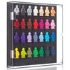 JOYMOMO Acrylic Wall Mount Minifigure Display Case Showcase and Protect Your Building Block Mini Figures Collection (without Mini Figures)