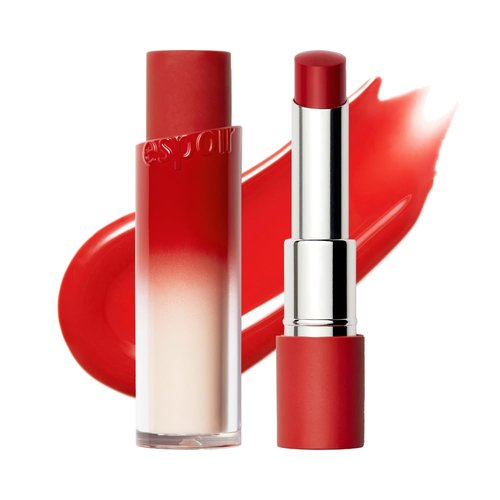 Espoir Lipstick Nowear Balming Glow #9 Persimmon 0.1oz | Lightweight Moisturizing Lip | Long-Lasting Vibrant Color | Non-Sticky Softness for Chapped Lip Balm | Vegan Cruelty-Free | Korean Lip Makeup
