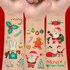 EMOME 76 Styles Christmas Tattoos for Kids, Glows Tattoo Stickers for Christmas Party Favors, Christmas Stocking Stuffers for Girls Boys Party Supplies Decorations