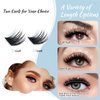 Lash Clusters 84 Pcs Cluster Lashes Eyelash Clusters DIY Cluster Eyelash Extensions Individual Lashes Thin Band & Soft (Rainy,D-8-16mix)