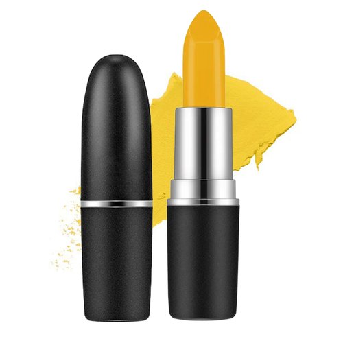 QIUFSSE Yellow Face Paint Eye Black Stick Professional Eye Black Baseball Softballs Football,Suitable for Clown Halloween Zombie Vampire Skeleton Cosplay SFX Makeup（Yellow）