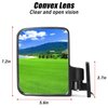Golf Cart Mirror Universal Golf Cart Side Mirrors Rear view Mirrors for Club Car EZGO Yamaha UVT AVT Side Mirrors