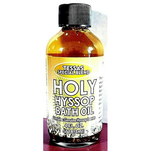 1 Pc Tessas' Special Holy Hyssop Bath Oil 4 Fl Oz