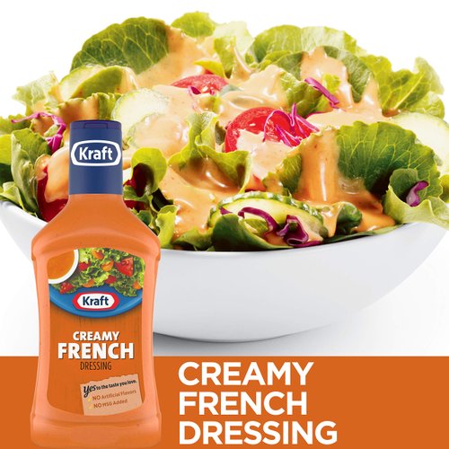 Kraft Salad Dressing, Creamy French, 16 oz