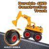 GIOESFUN Construction Toys Truck Excavator Toy for Boys- Push and Go Toy Cars 360 Degree Rotation Sandbox Toy Vehicles for 3 4 5 Year Old Boys