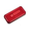 Cigarette Case with Lighter Cigarettes Box Portable 20pcs 100s Slim Cigarettes USB Lighters 2 in 1 Rechargeable Flameless Windproof Electric Lighter (Red)